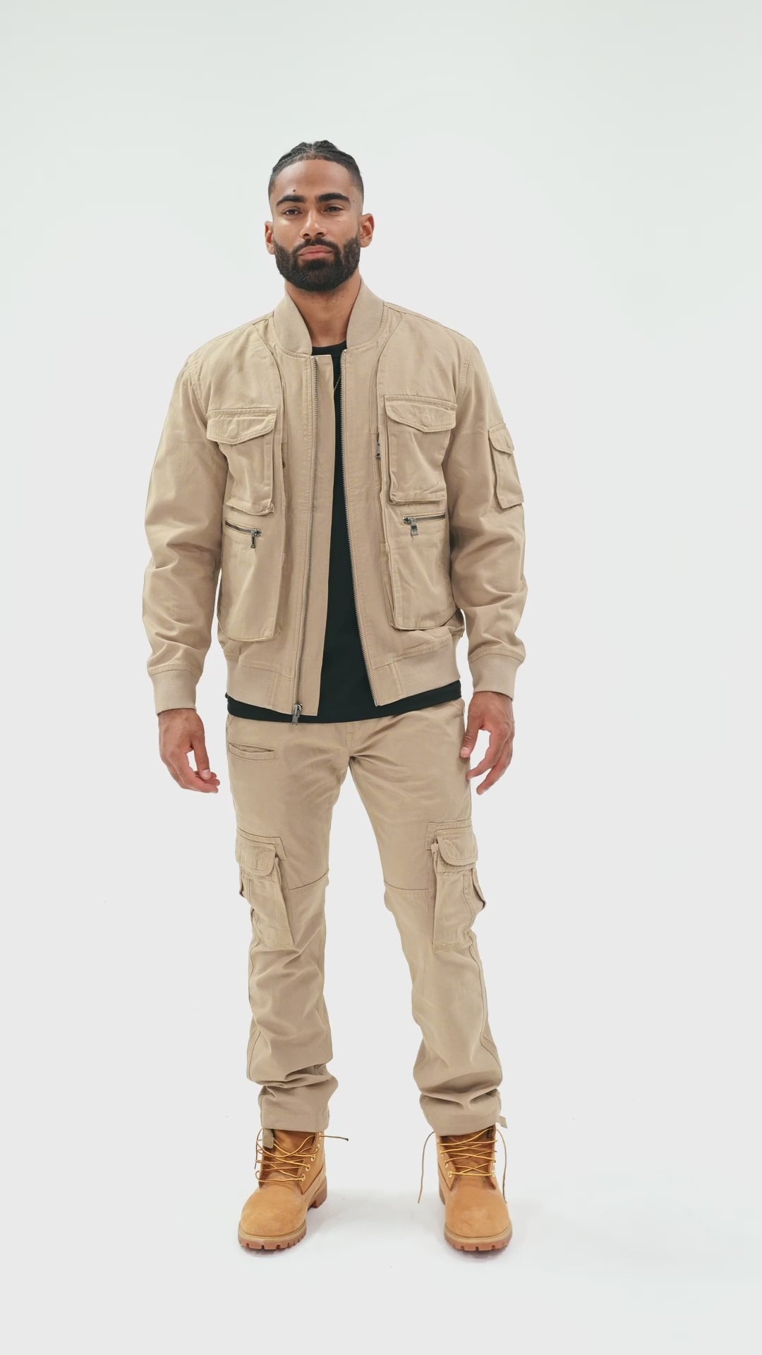 Mercenary Bomber Jacket (Khaki)